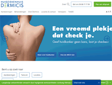 Tablet Screenshot of dermicis.nl
